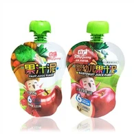 Refillable Plastic Packaging Baby Food Squeeze Pouch Bags