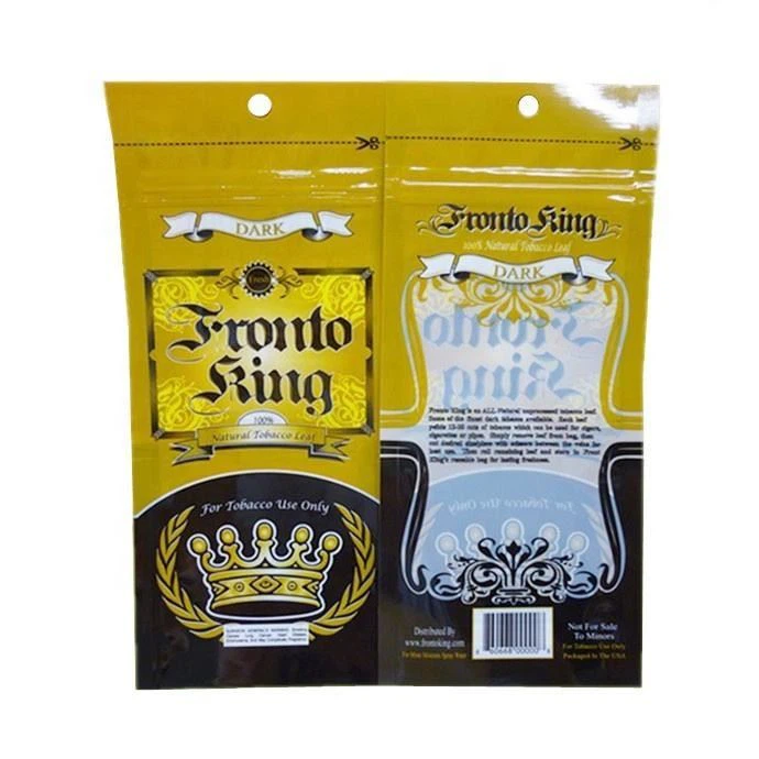 Gravure Printing Resealable Tobacco Packaging Bags